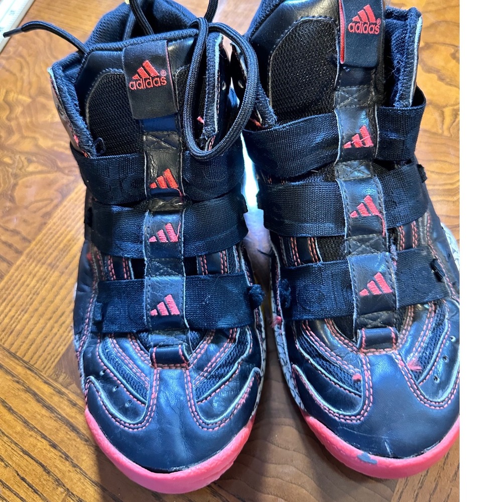 Adidas Real Deal Kids Basketball Shoes Black Red Yellow G56192 Size 7Y - Picture 8 of 8